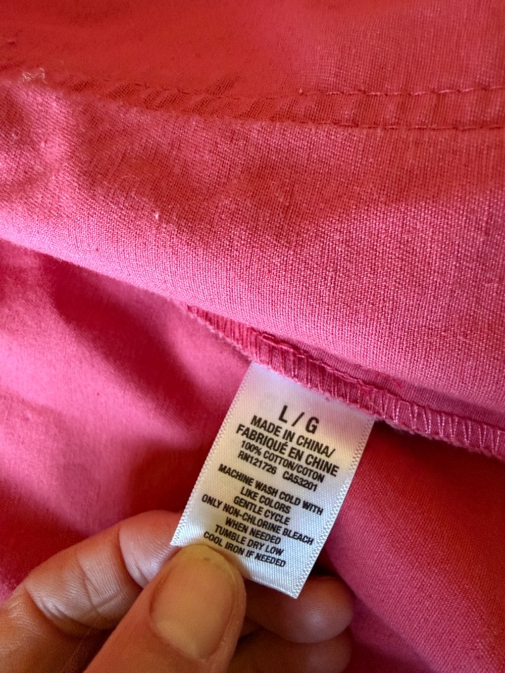 ✅Prince & Fox brand Hooded 100% cotton jacket in pink almost coral color. Wms L - Picture 13 of 13